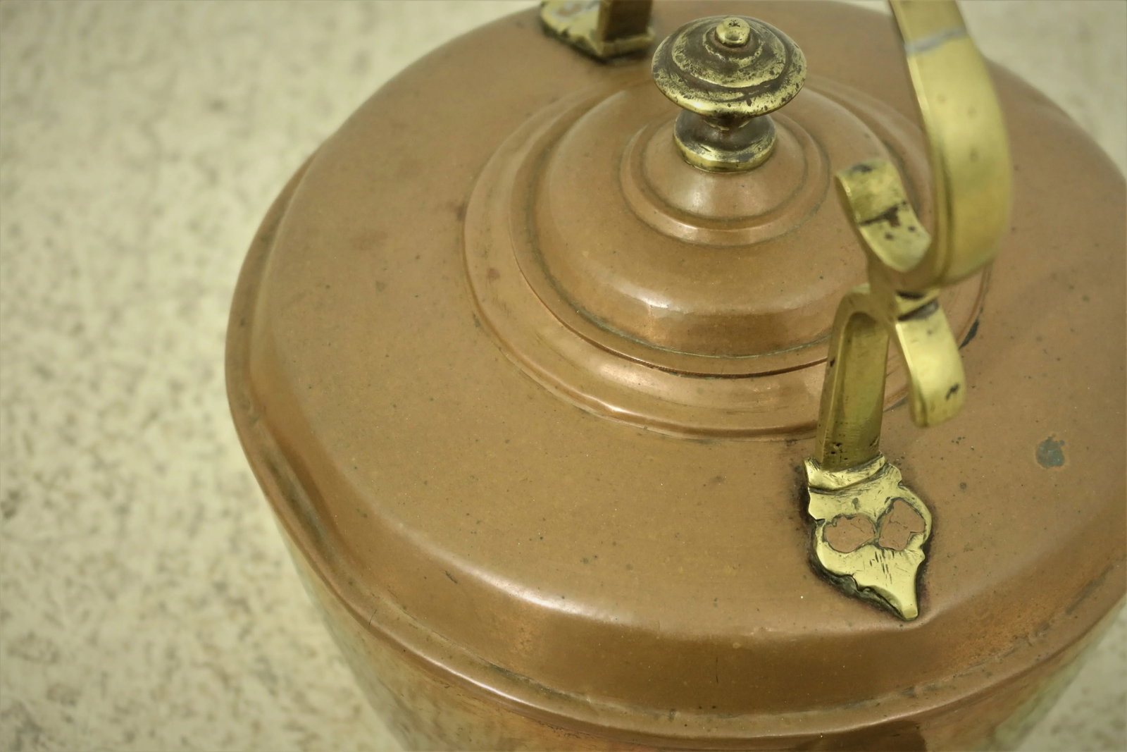 Vintage Hand Crafted & Copper Tea Kettle - 4