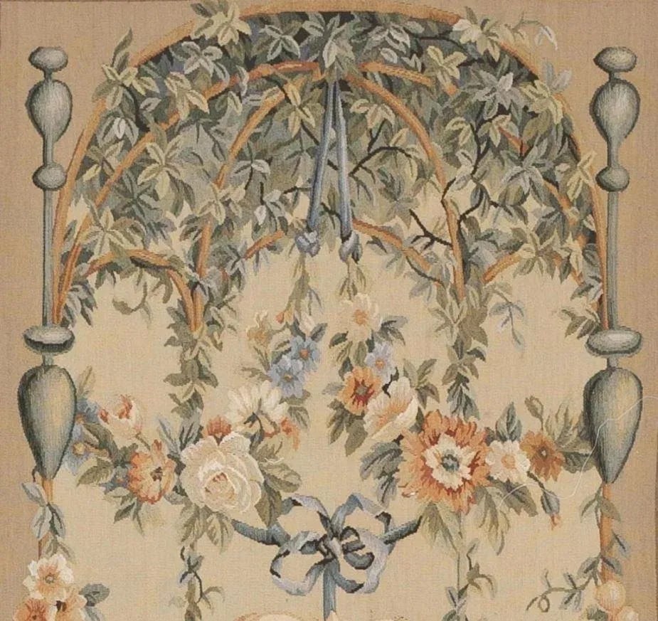 Chinese Wall Hanging Tapestry- 2'2"x 5'8" - 4