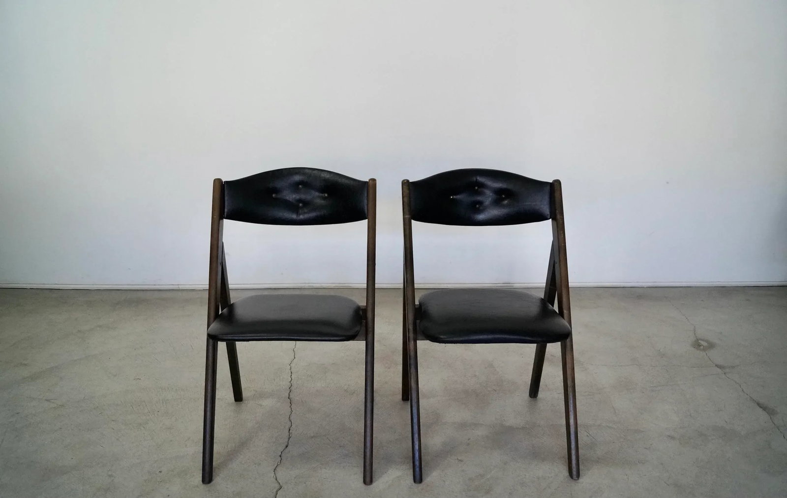 1960's Mid-Century Modern Dining Chairs - a Pair - 2