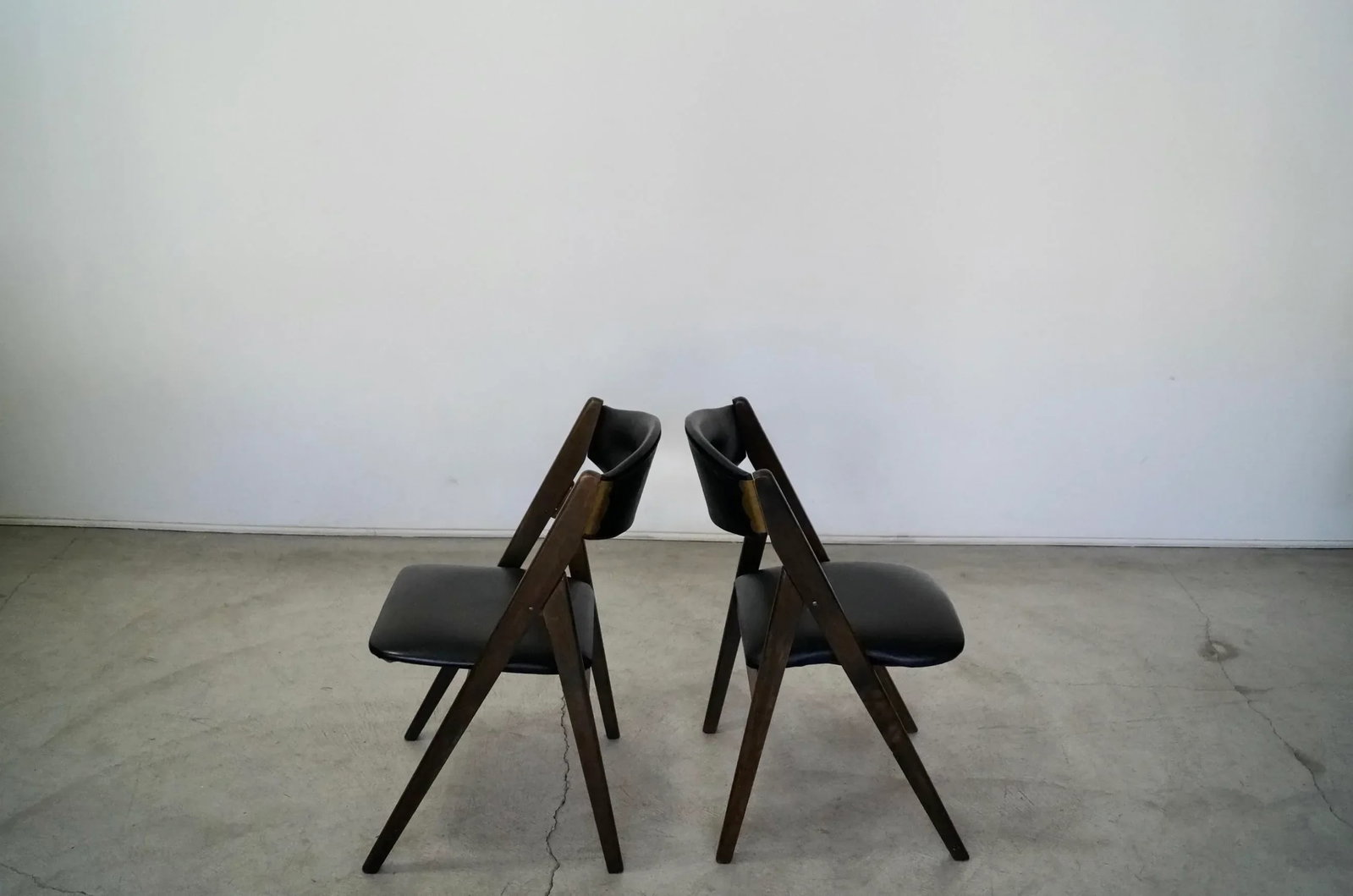 1960's Mid-Century Modern Dining Chairs - a Pair - 4