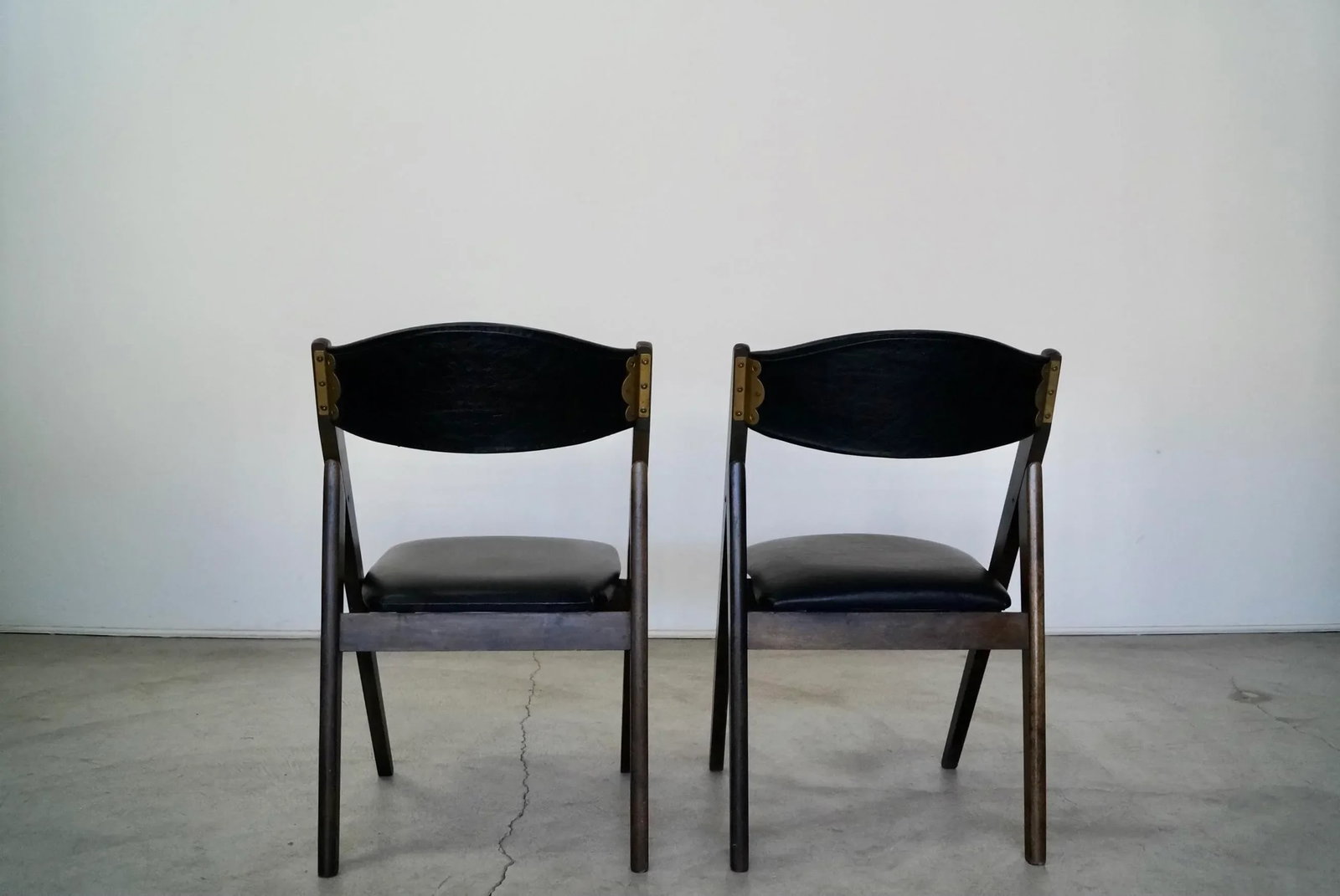 1960's Mid-Century Modern Dining Chairs - a Pair - 5