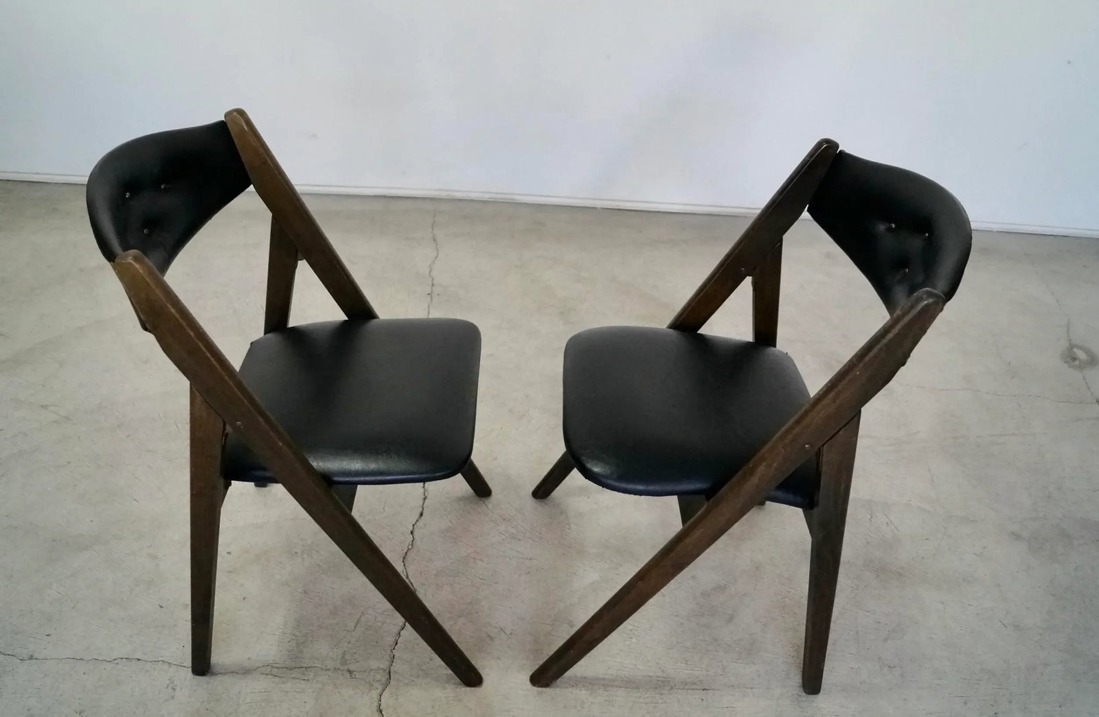 1960's Mid-Century Modern Dining Chairs - a Pair - 6