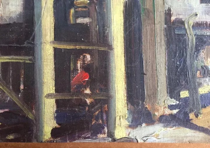 1920's Impressionist Oil Painting of a Roman City Street Scene Signed Chapman - 2