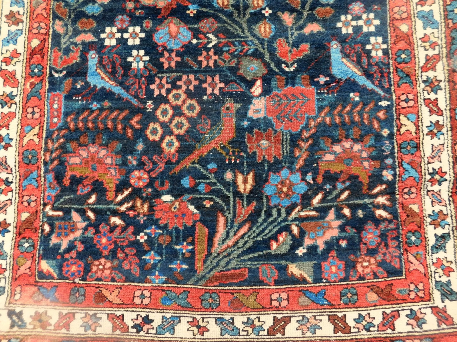 Antique Persian Mehraban Rug - 3'4" X 9'6" - 2