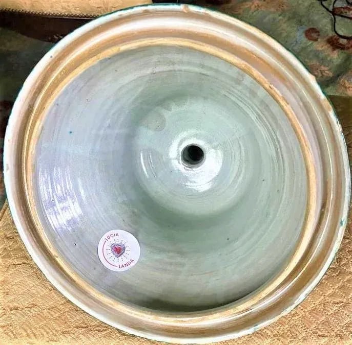 Mid 20th Century Large Fez Ceramic Lidded Jar From Morocco - 10