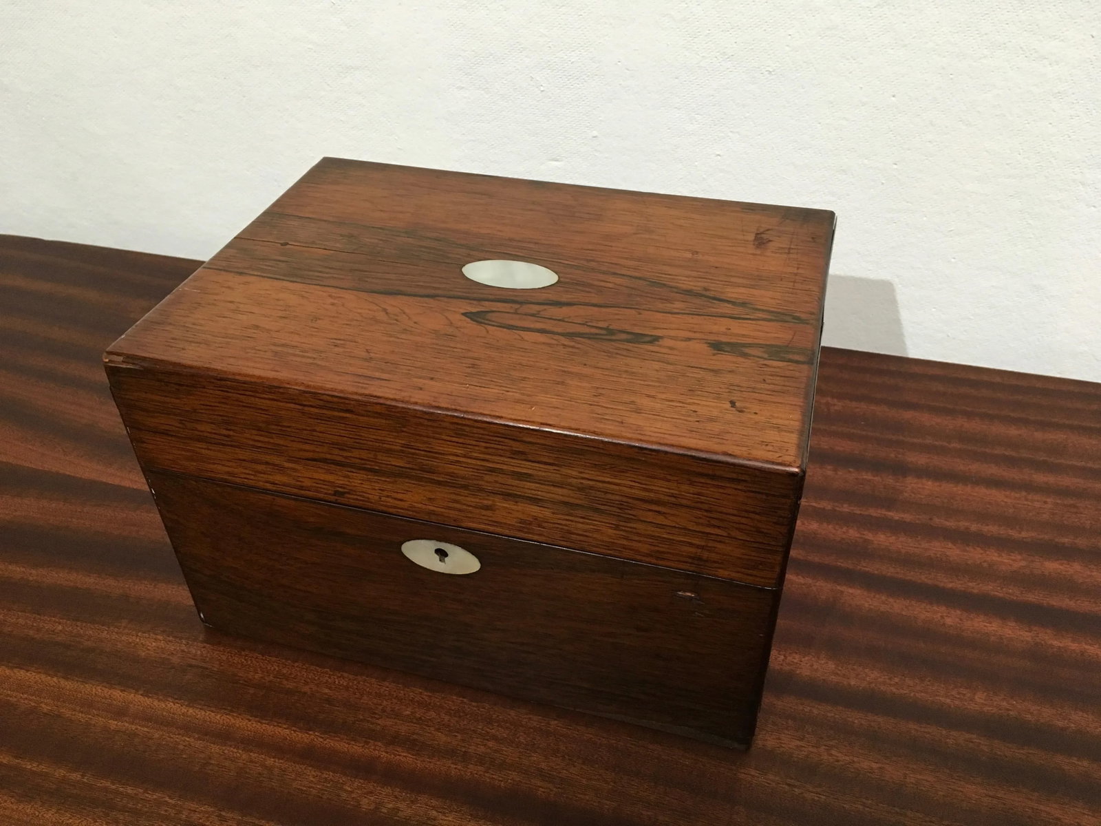 Victorian English Rosewood Gentleman's Dressing Box With Cut Crystal Bottles & Secret Compartment, C - 3