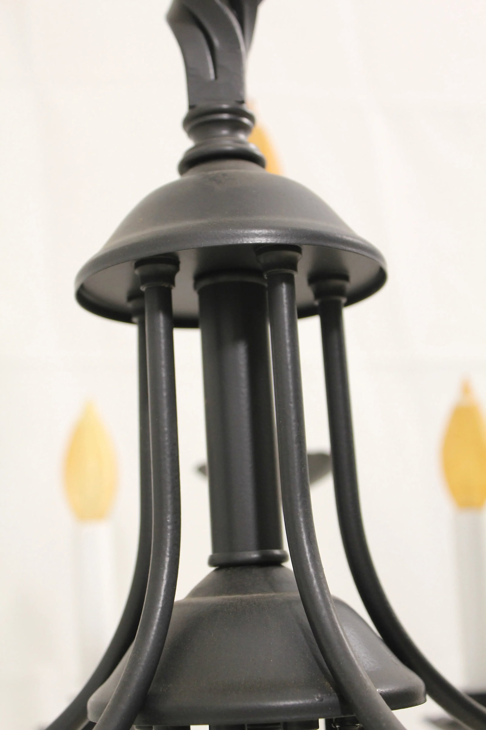 Country Style 15 Arm Lighted Chandelier - 4