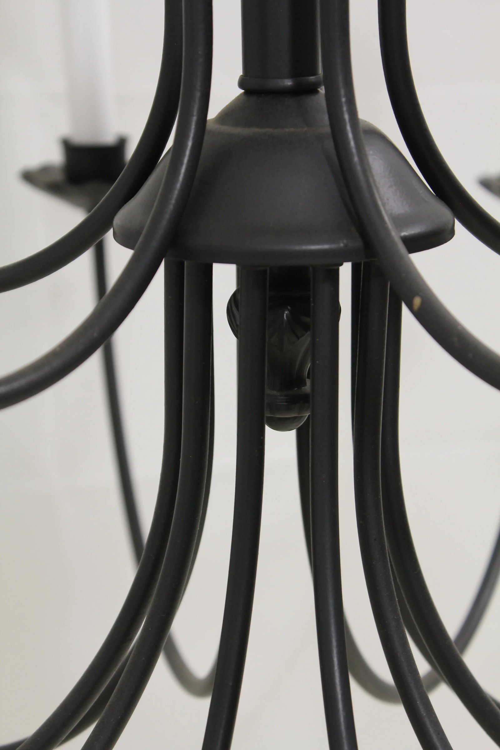 Country Style 15 Arm Lighted Chandelier - 5