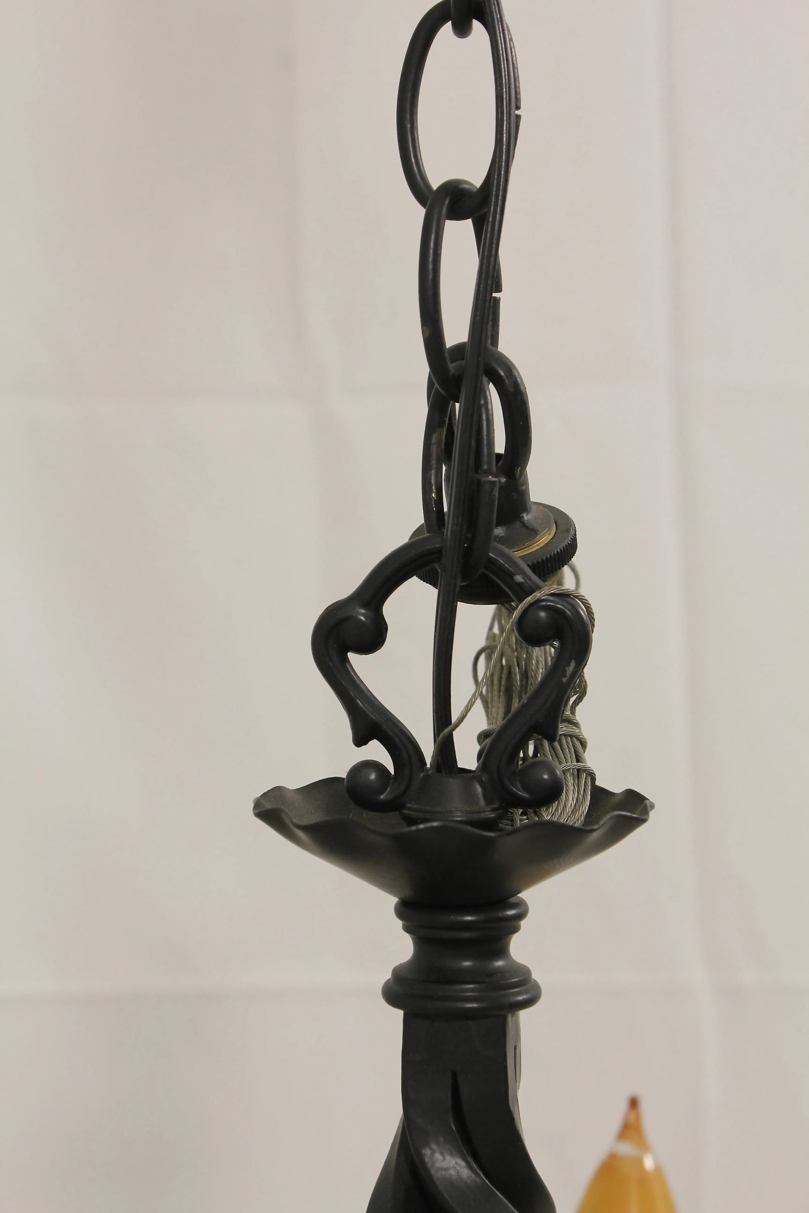 Country Style 15 Arm Lighted Chandelier - 6