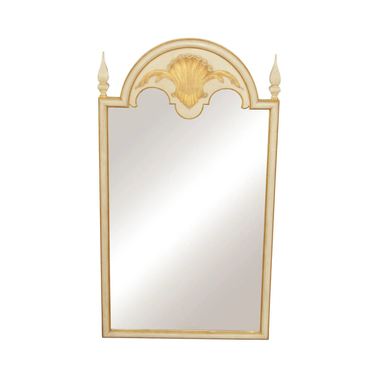 John Widdicomb Venetian Style Partial Gilt Painted Wall Mirror - 13
