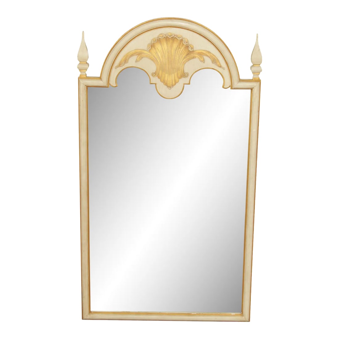 John Widdicomb Venetian Style Partial Gilt Painted Wall Mirror (1 of 13)