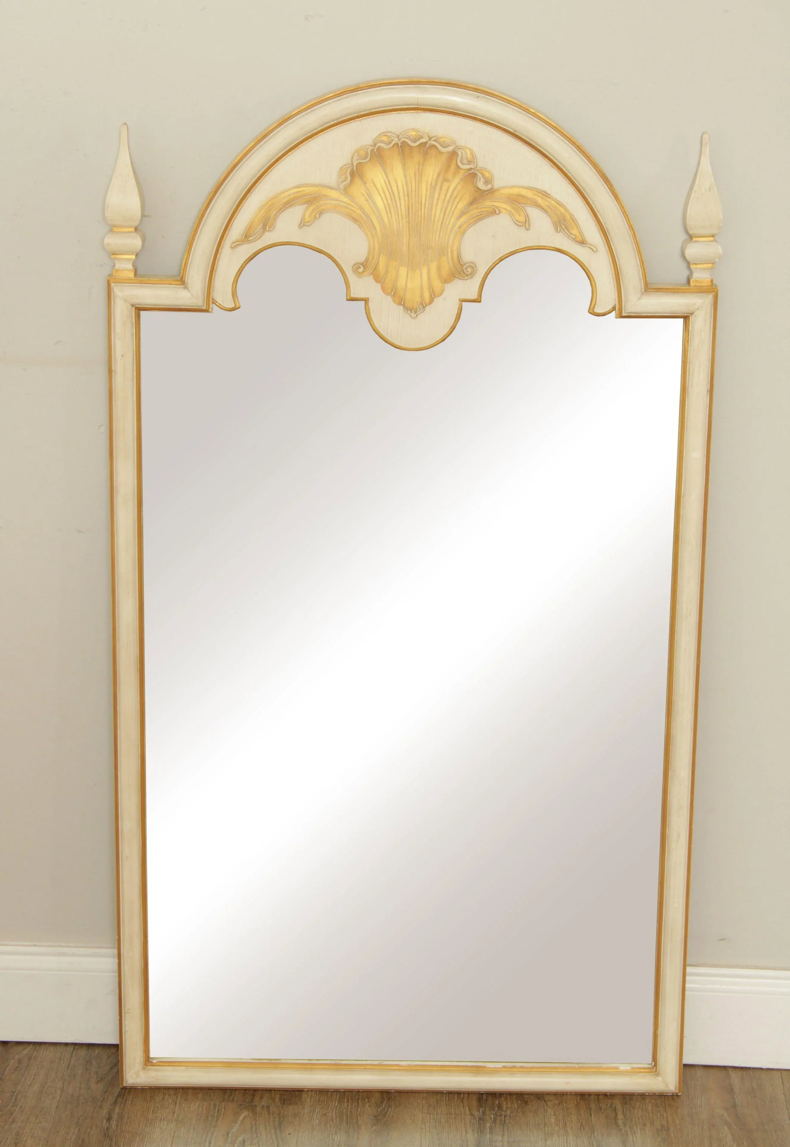 John Widdicomb Venetian Style Partial Gilt Painted Wall Mirror - 2