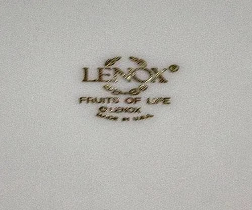 Lenox China Fruits of Life Pattern - 40 Pc. Service for 8 - 5