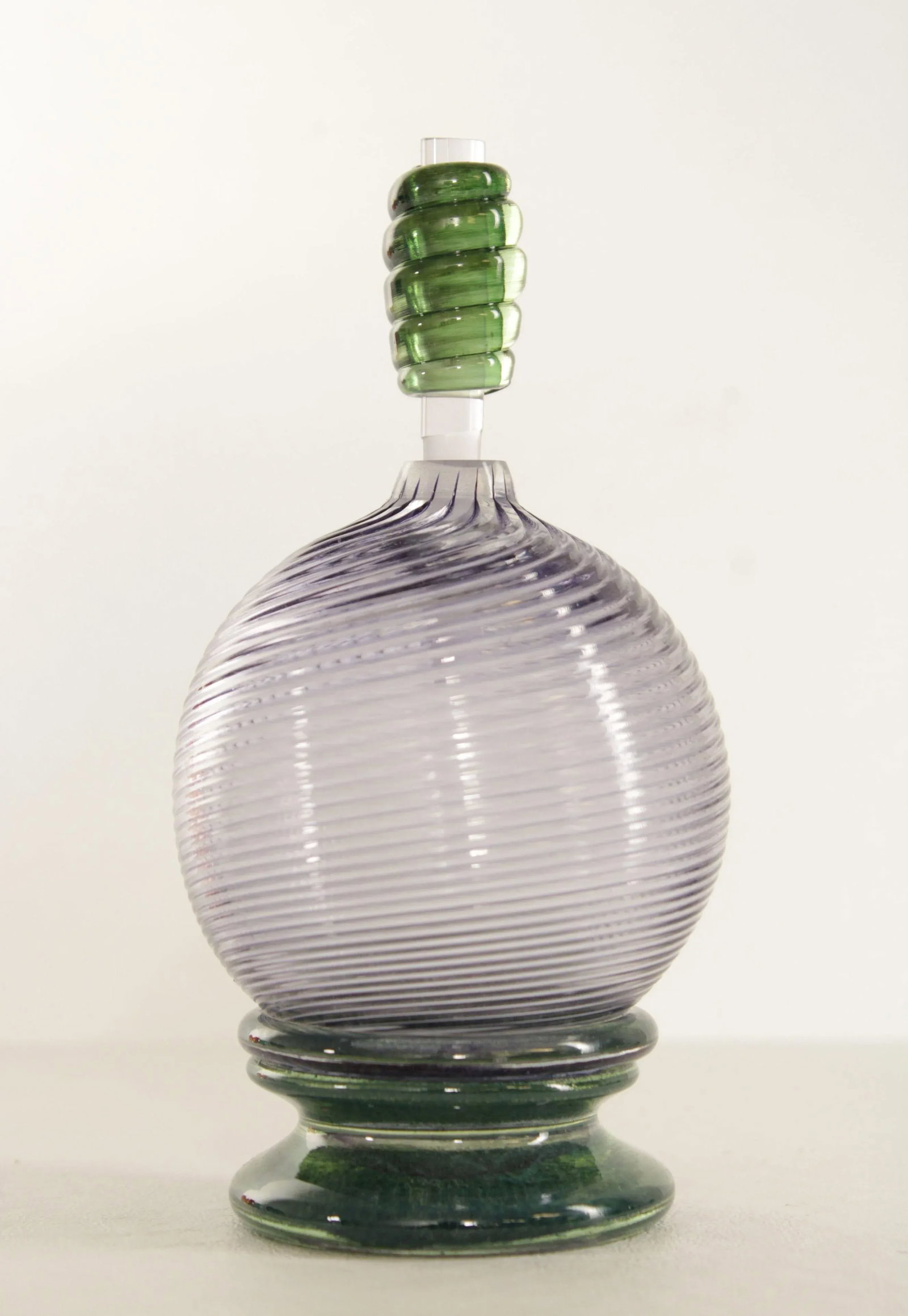 Hand Blown Art Glass Perfume Bottle - 2