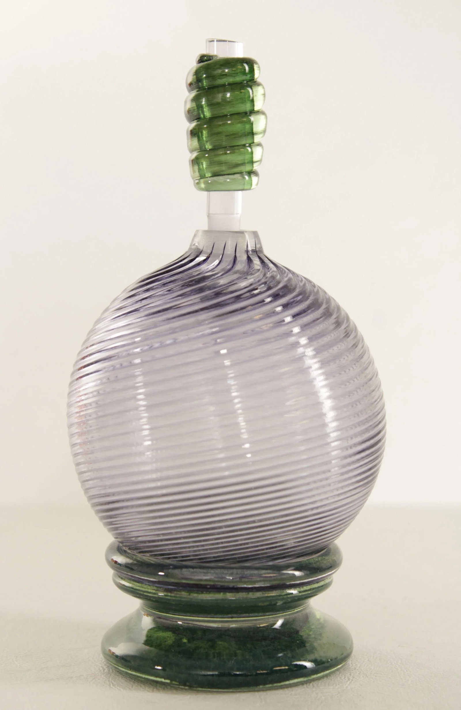 Hand Blown Art Glass Perfume Bottle - 3