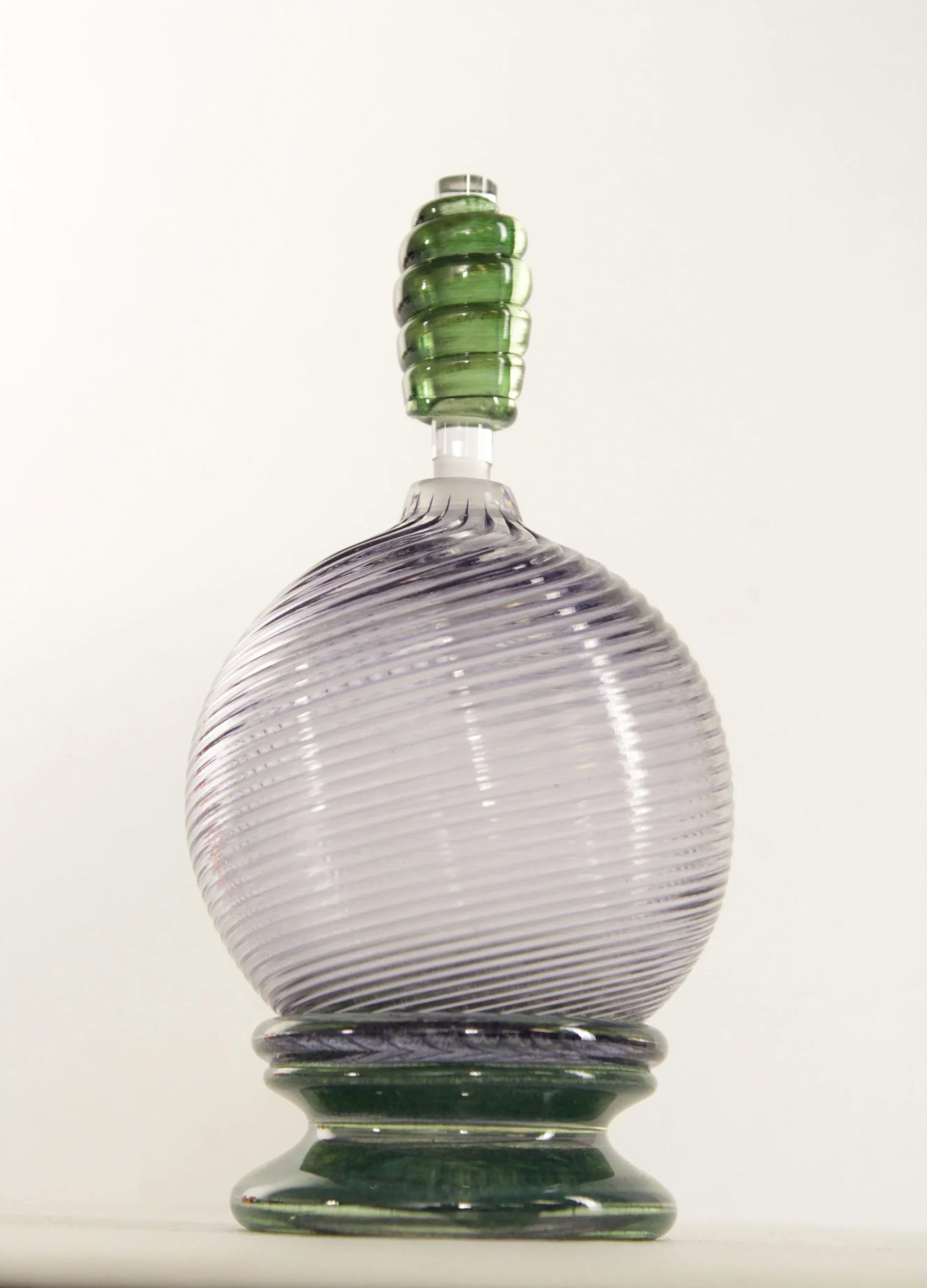 Hand Blown Art Glass Perfume Bottle - 5