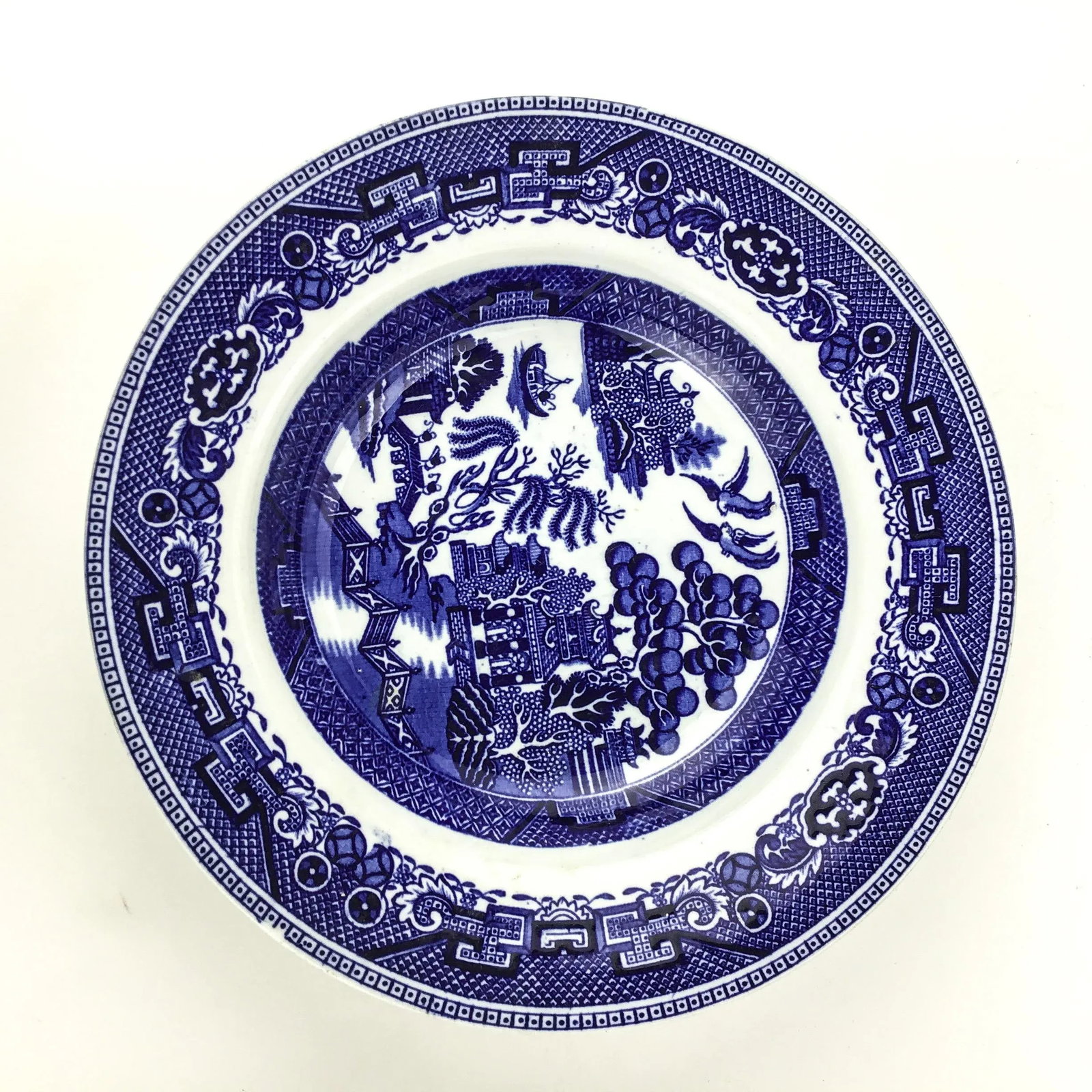 Set of 5 Vintage Willow Pattern Dishes - 3