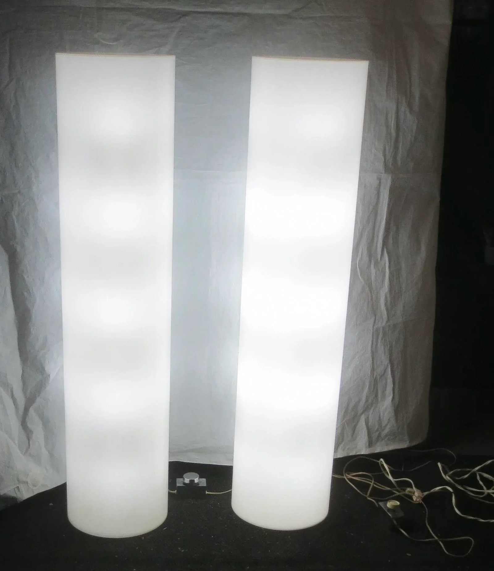 1960s Paul Mayen for Habitat Column Lights - a Pair - 5