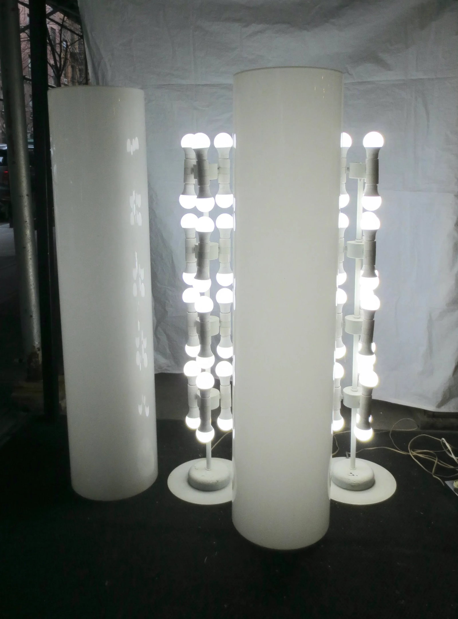 1960s Paul Mayen for Habitat Column Lights - a Pair - 7