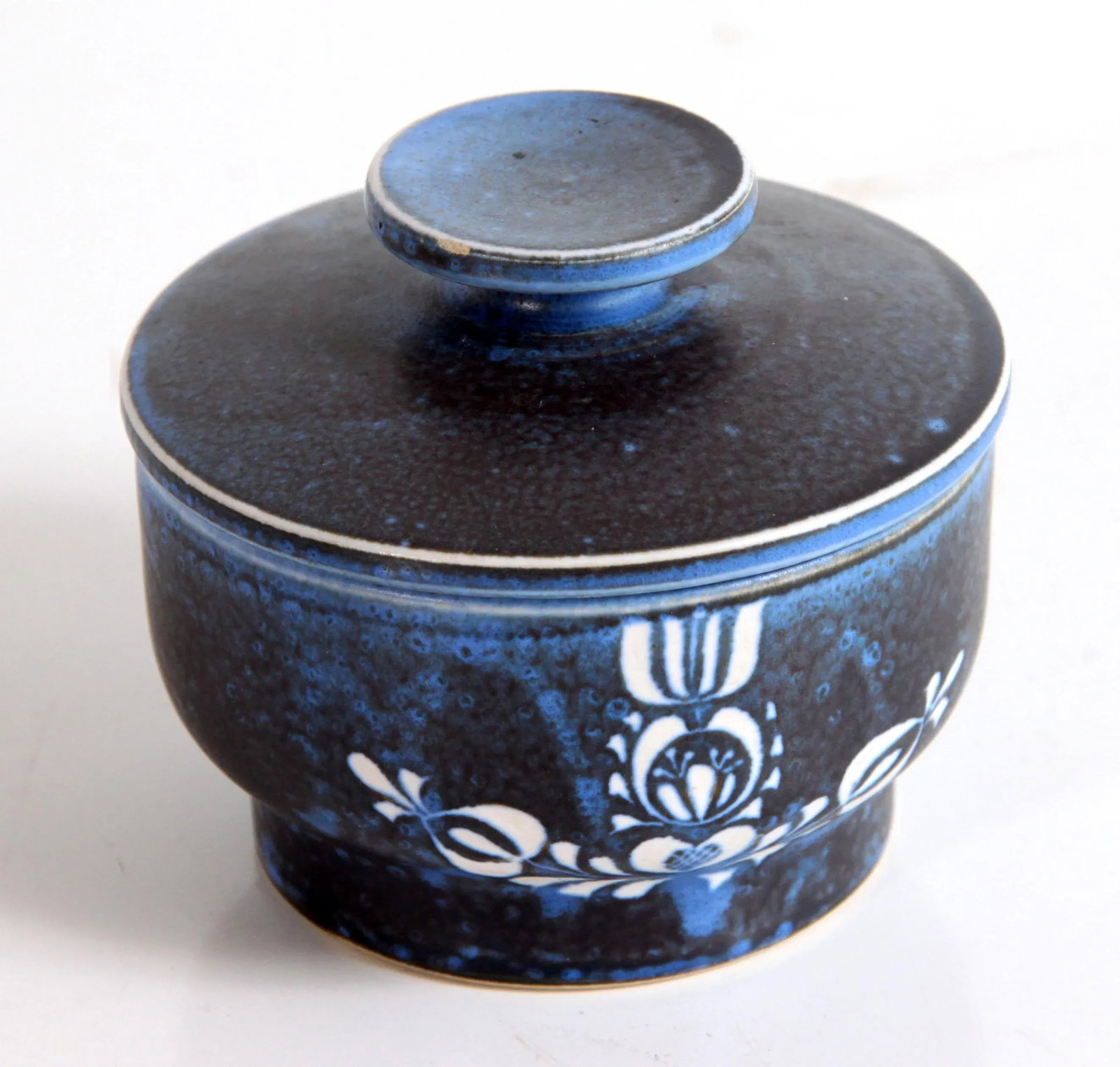 Mid Century Modern Thoms Handarbeit Studio Pottery Lidded Jar - 4