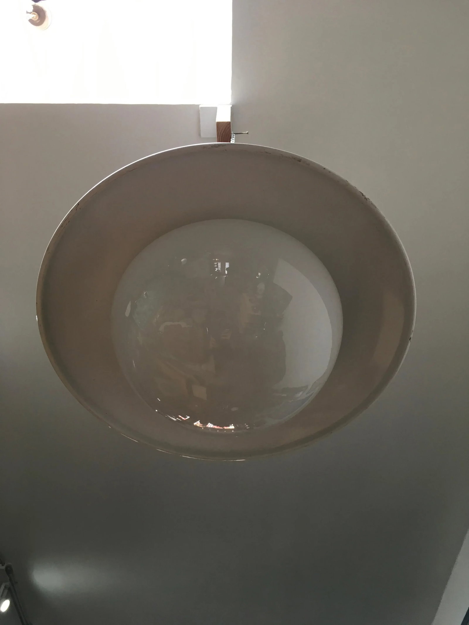 1980s Forecast Lighting Postmodern Pendant Chandelier, Los Angeles, White & Chrome - 6