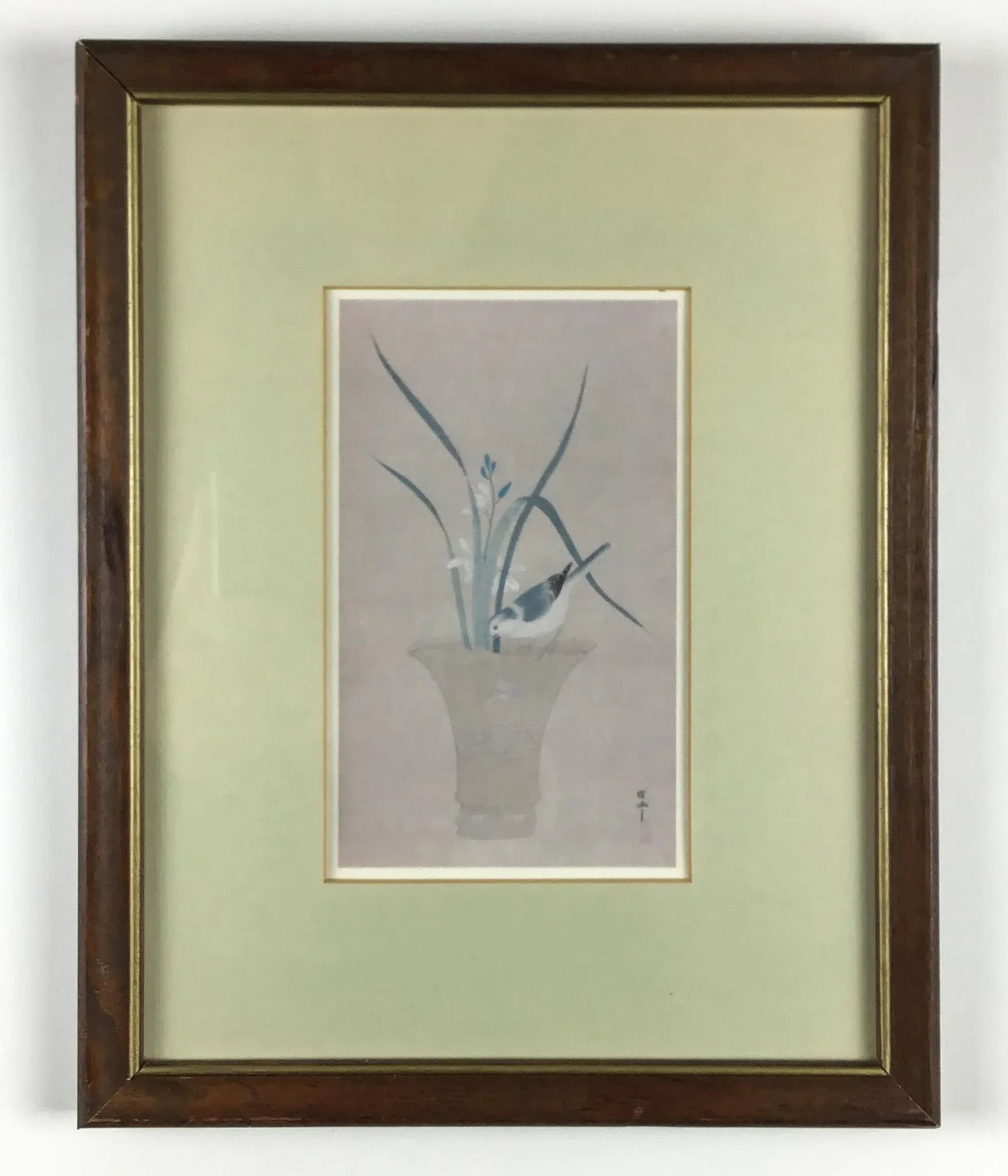 Pair of Wood Framed Asian Style Prints - 3