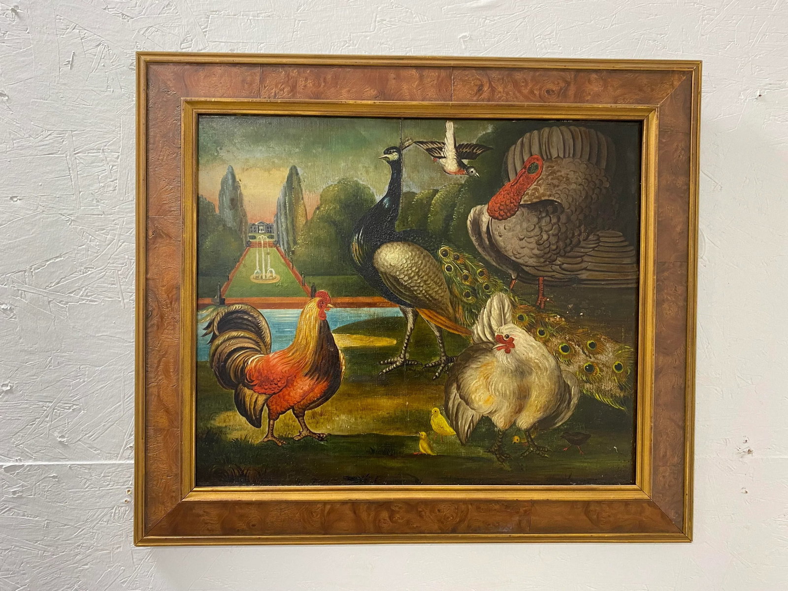 19th Century, Dutch School Landscape Painting of Bird Subjects After Melchior D'Hondecoeter - 2