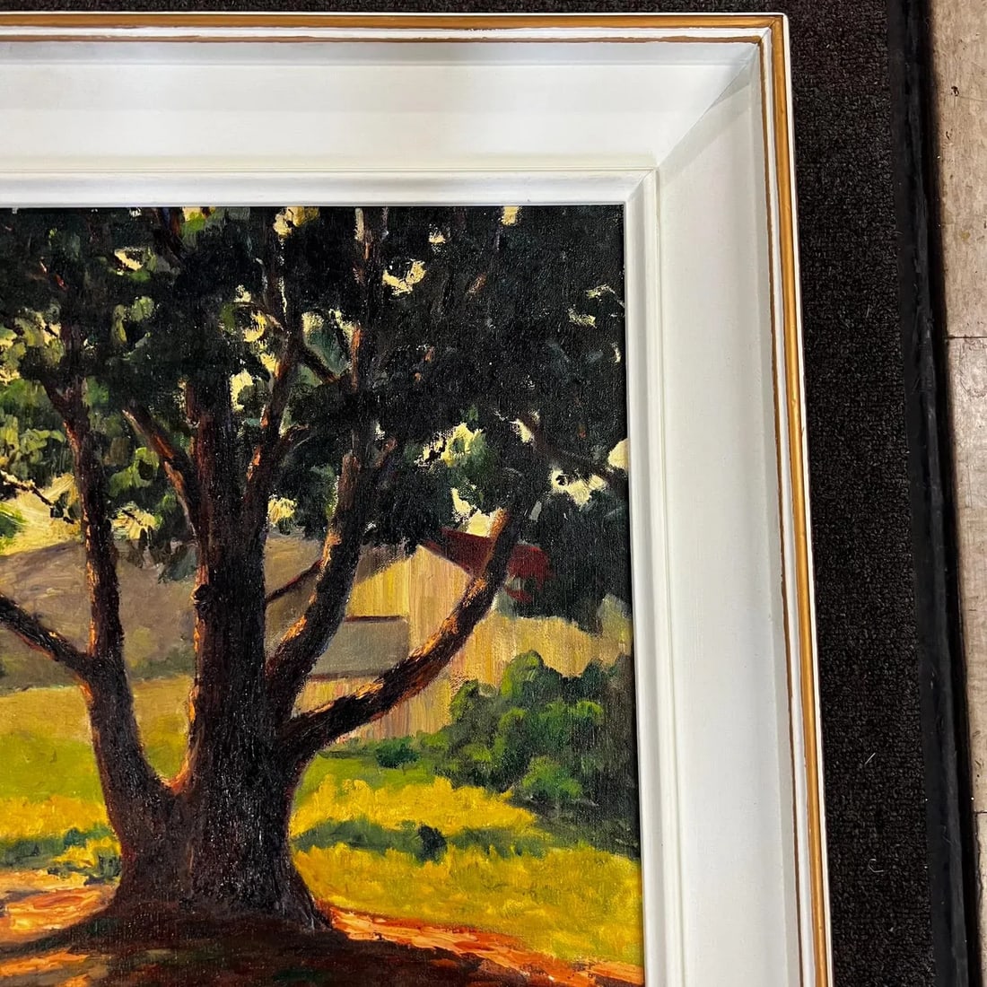 1970s Landscape Tree Art by Beata Stevens California Impressionism - 4