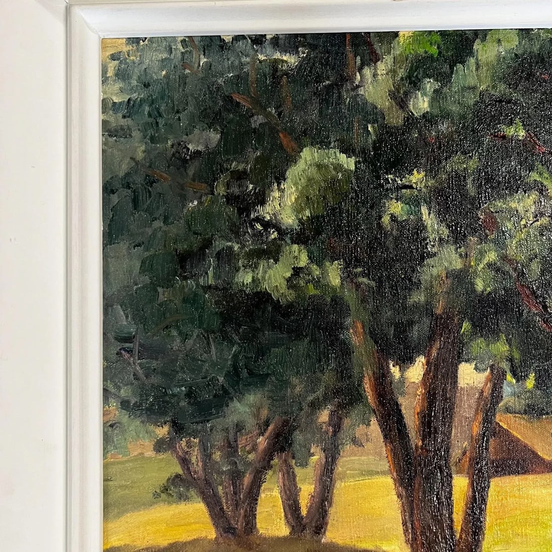 1970s Landscape Tree Art by Beata Stevens California Impressionism - 6