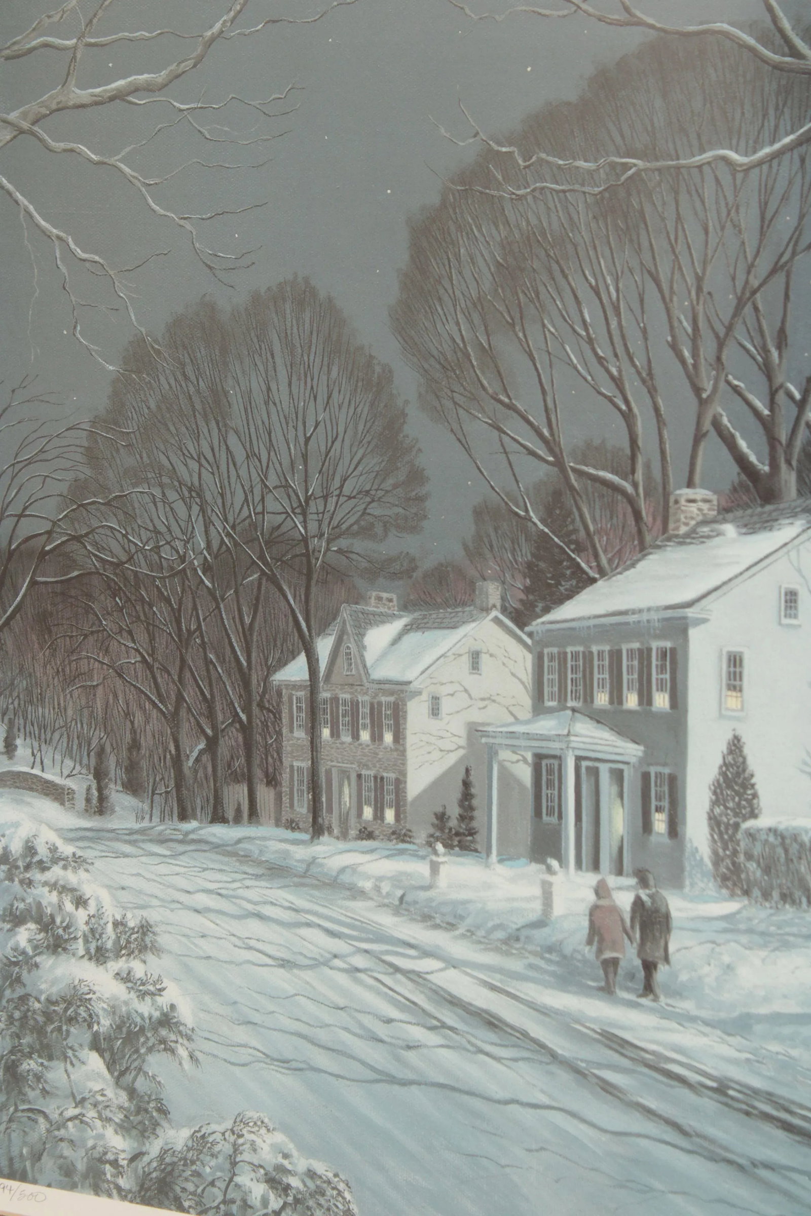 1990s 'Dyerstown Road' Rustic Winter Fine Art Print by George Booz - 7