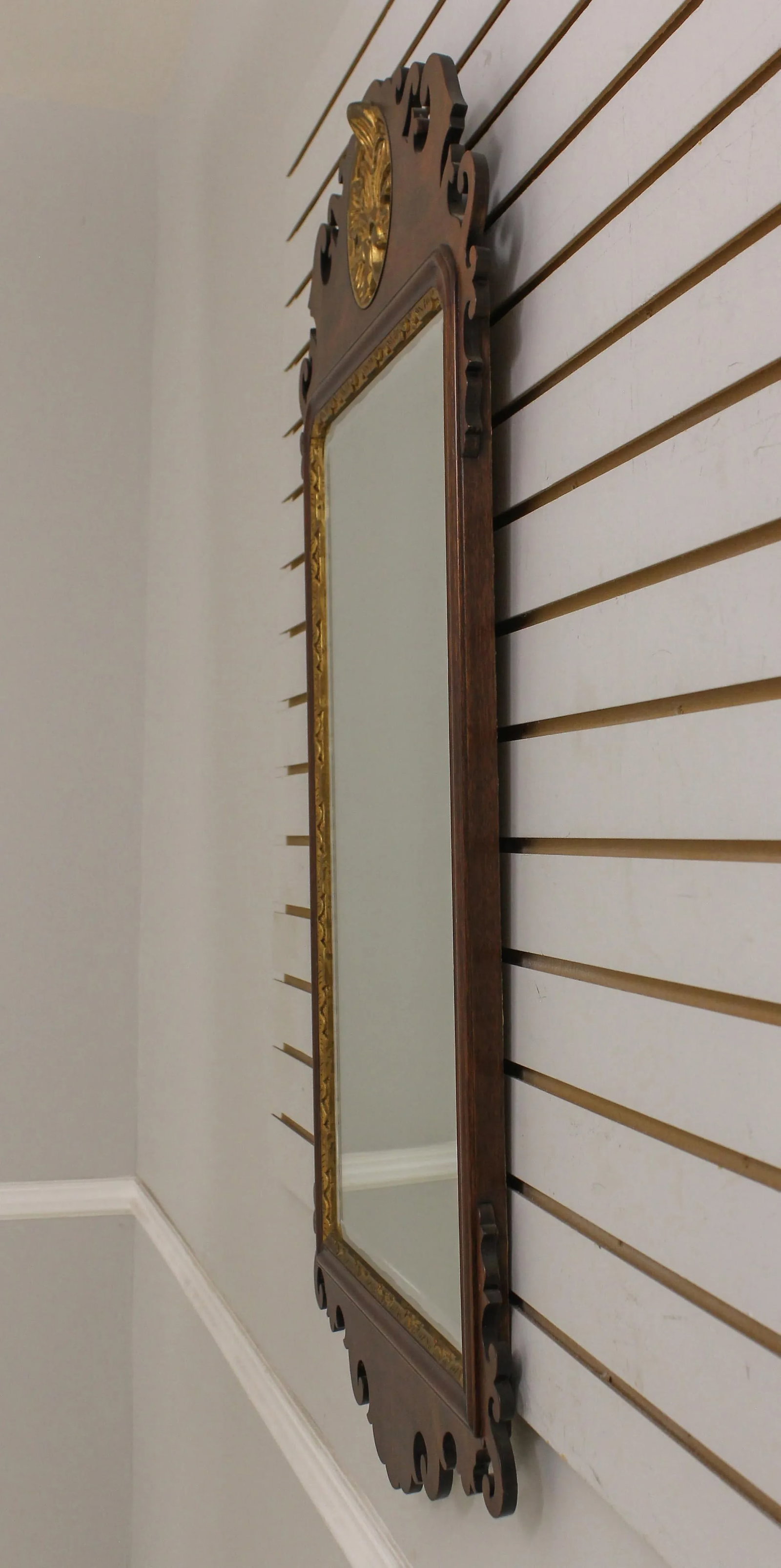 Henkel Harris Chippendale Model H-10 Mahogany Mirror - 2