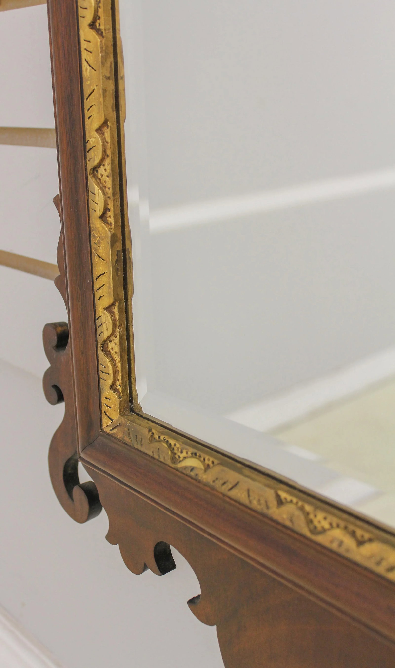 Henkel Harris Chippendale Model H-10 Mahogany Mirror - 3