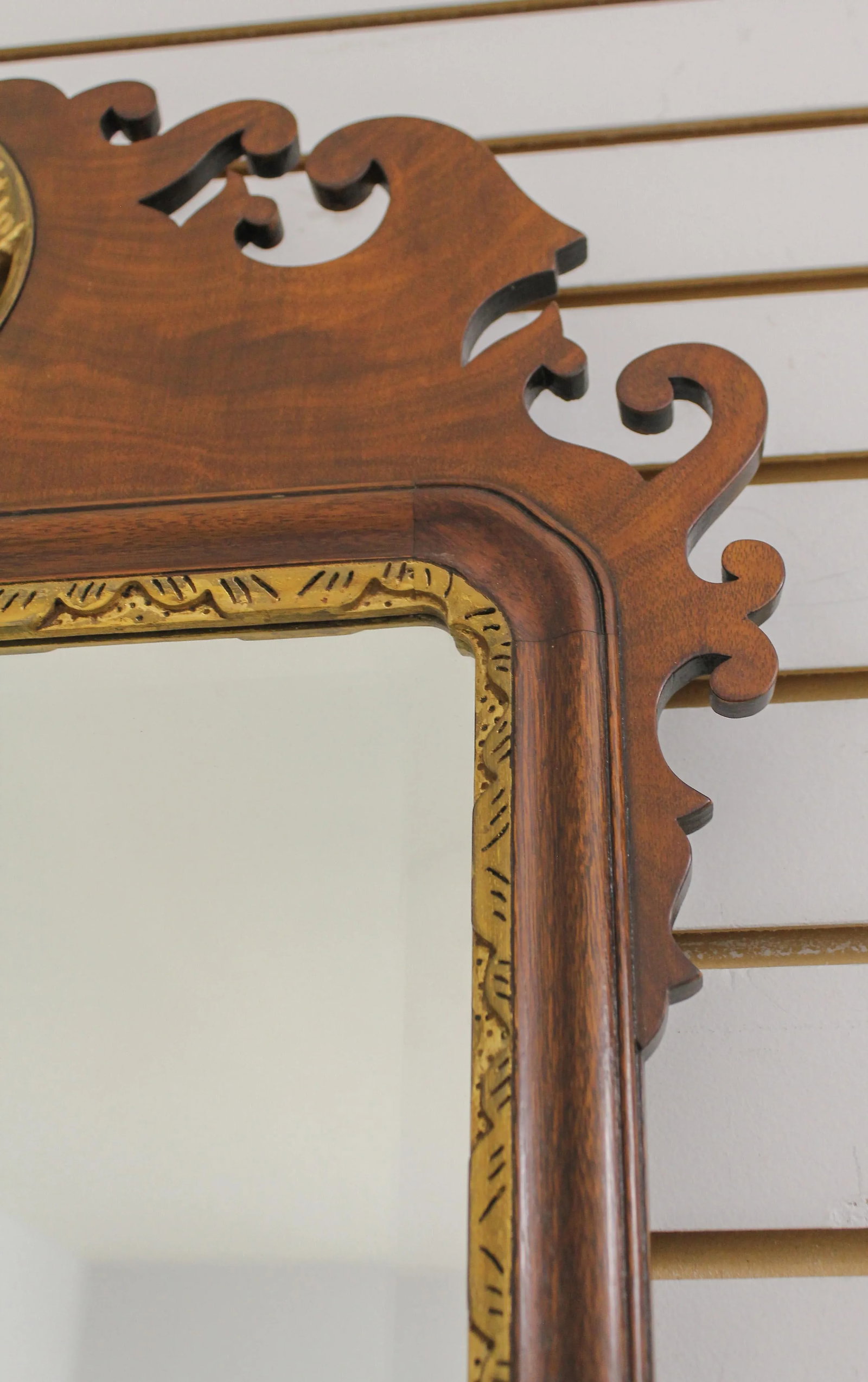 Henkel Harris Chippendale Model H-10 Mahogany Mirror - 4