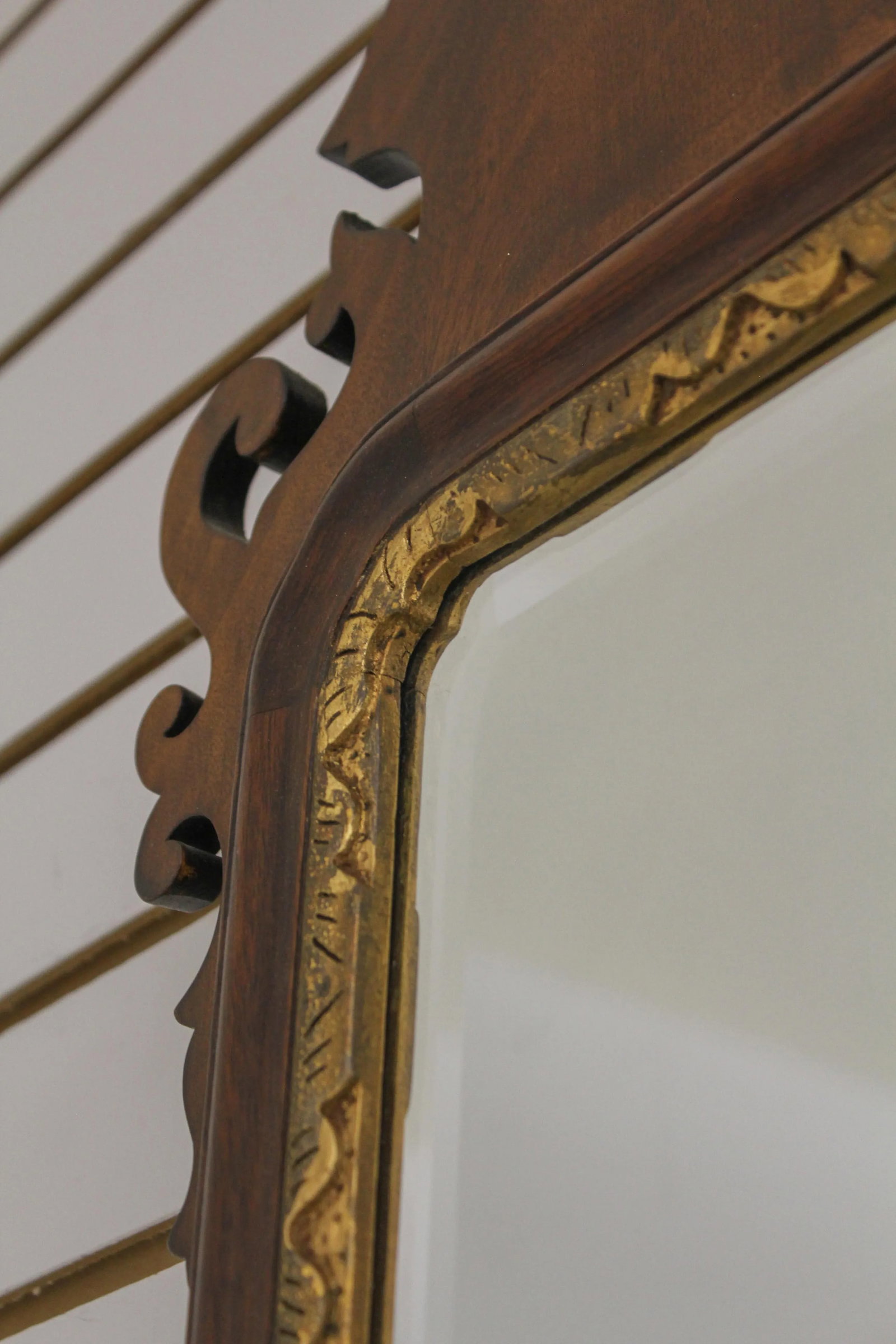 Henkel Harris Model H-10 Chippendale Mahogany Mirror - 7