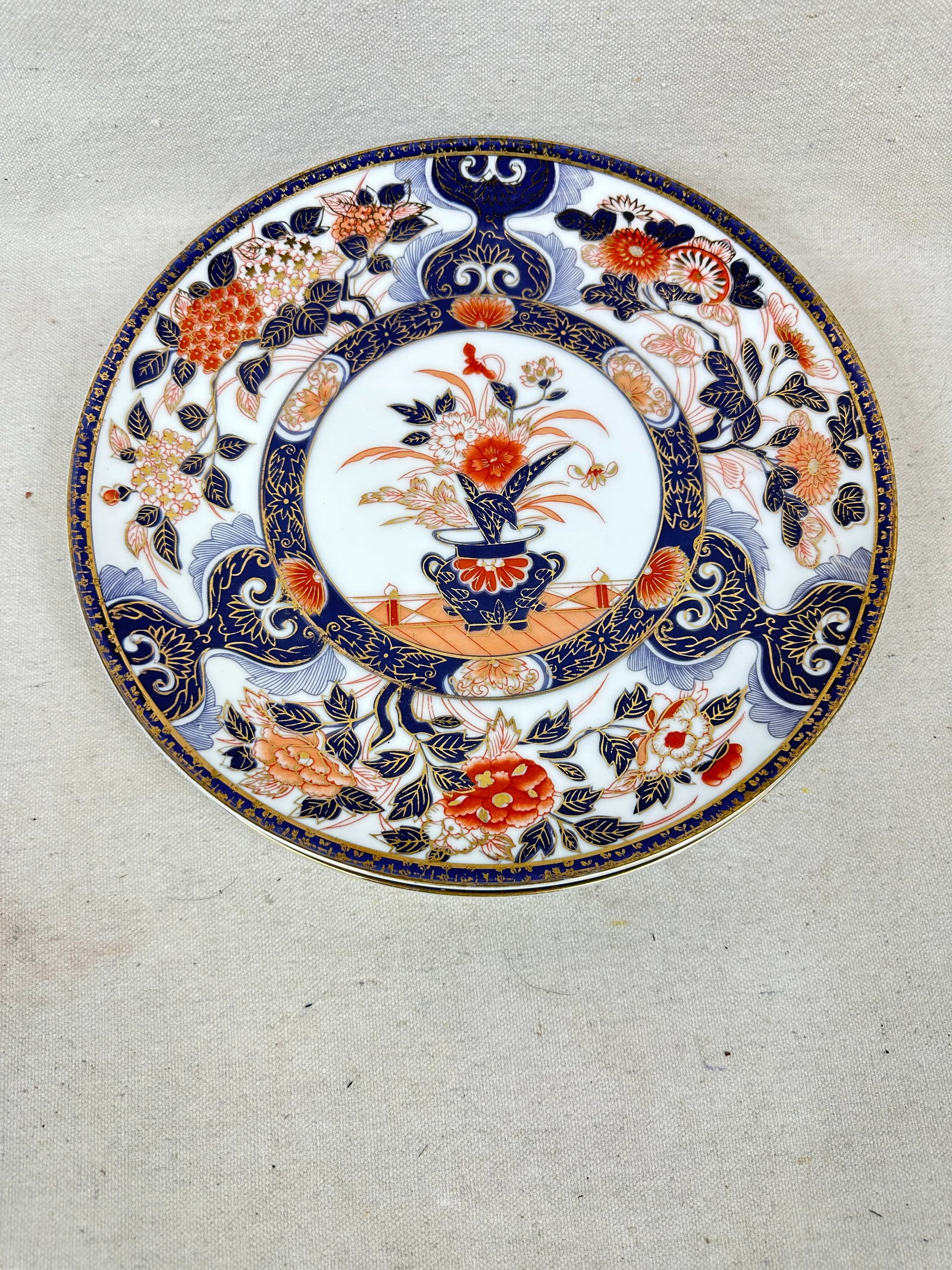 Antique Imari Chinoiserie Plates-Set of 3 - 5