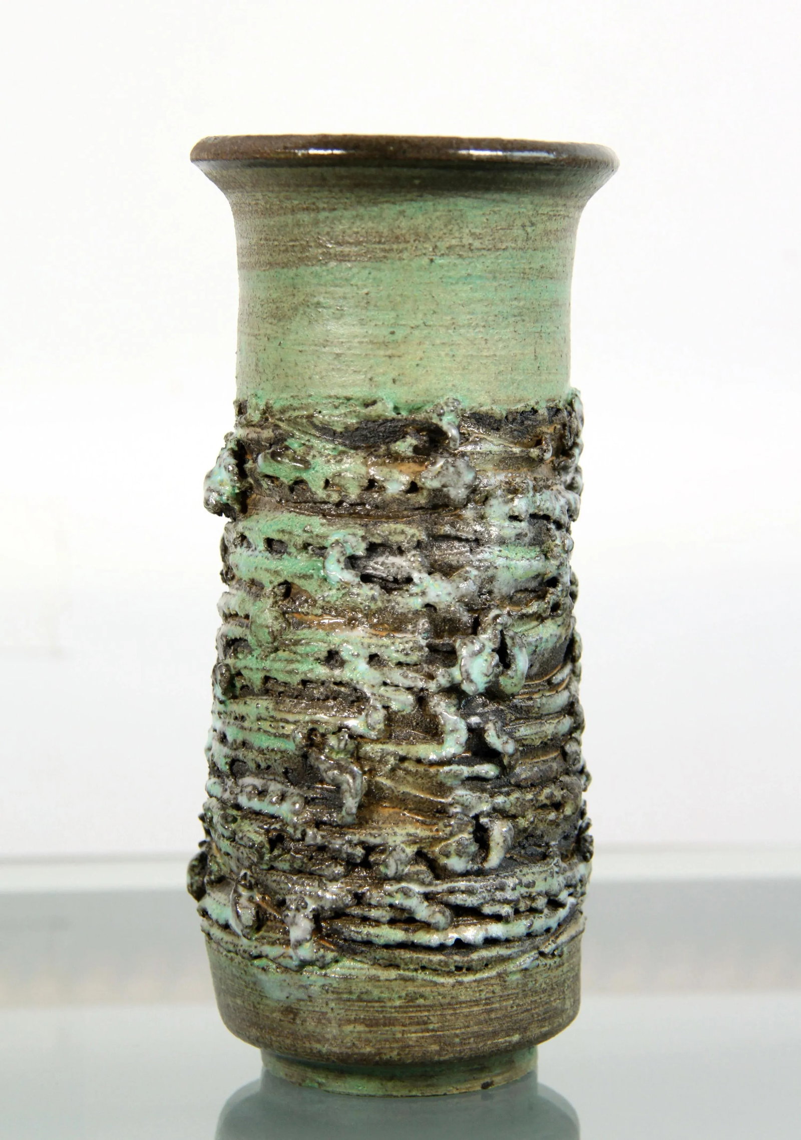 Brutalist Icelandic Lava Pottery Vase by Ragnar Kjartansson for Glit Studio Iceland - 2