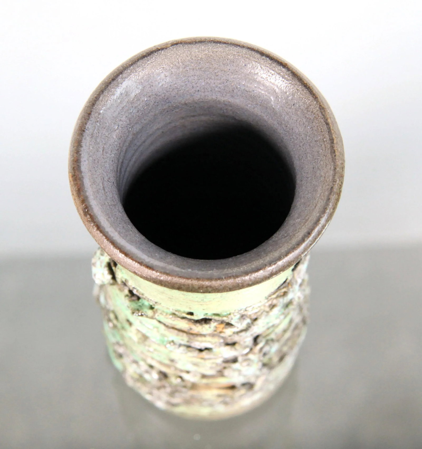Brutalist Icelandic Lava Pottery Vase by Ragnar Kjartansson for Glit Studio Iceland - 4