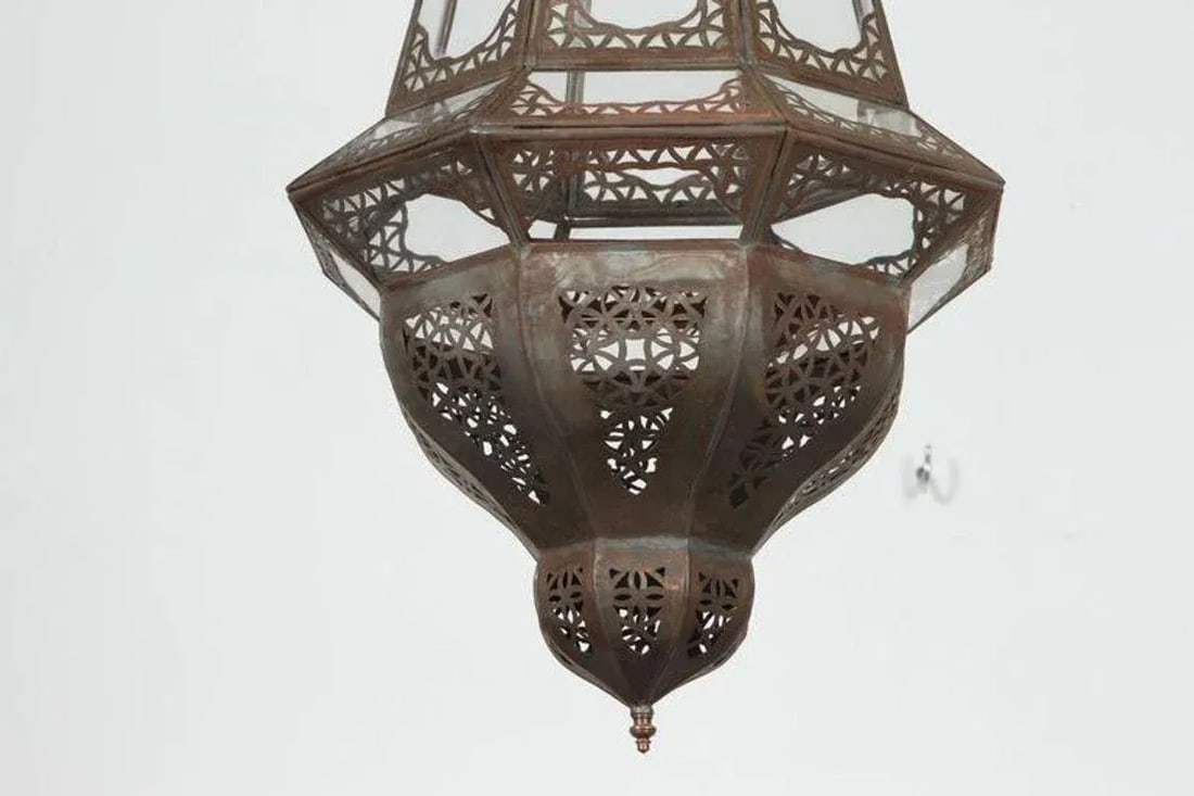 Moroccan Moorish Clear Glass Lantern - 2