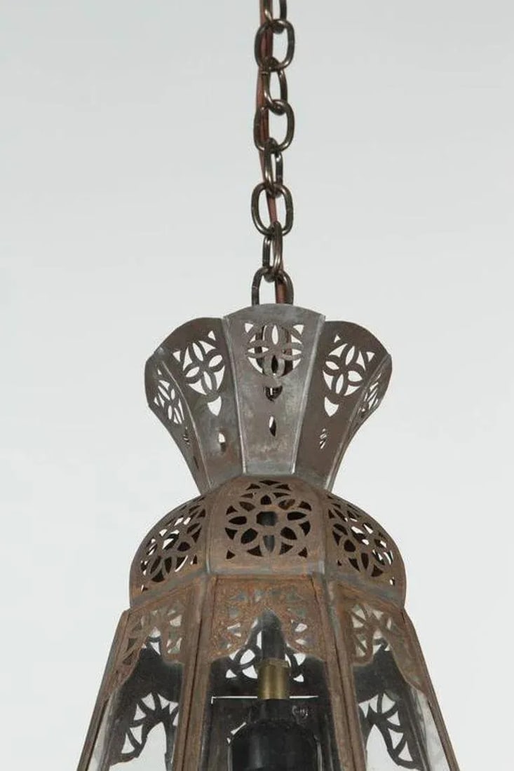 Moroccan Moorish Clear Glass Lantern - 6
