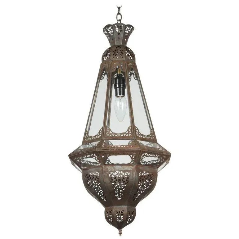Moroccan Moorish Clear Glass Lantern - 8