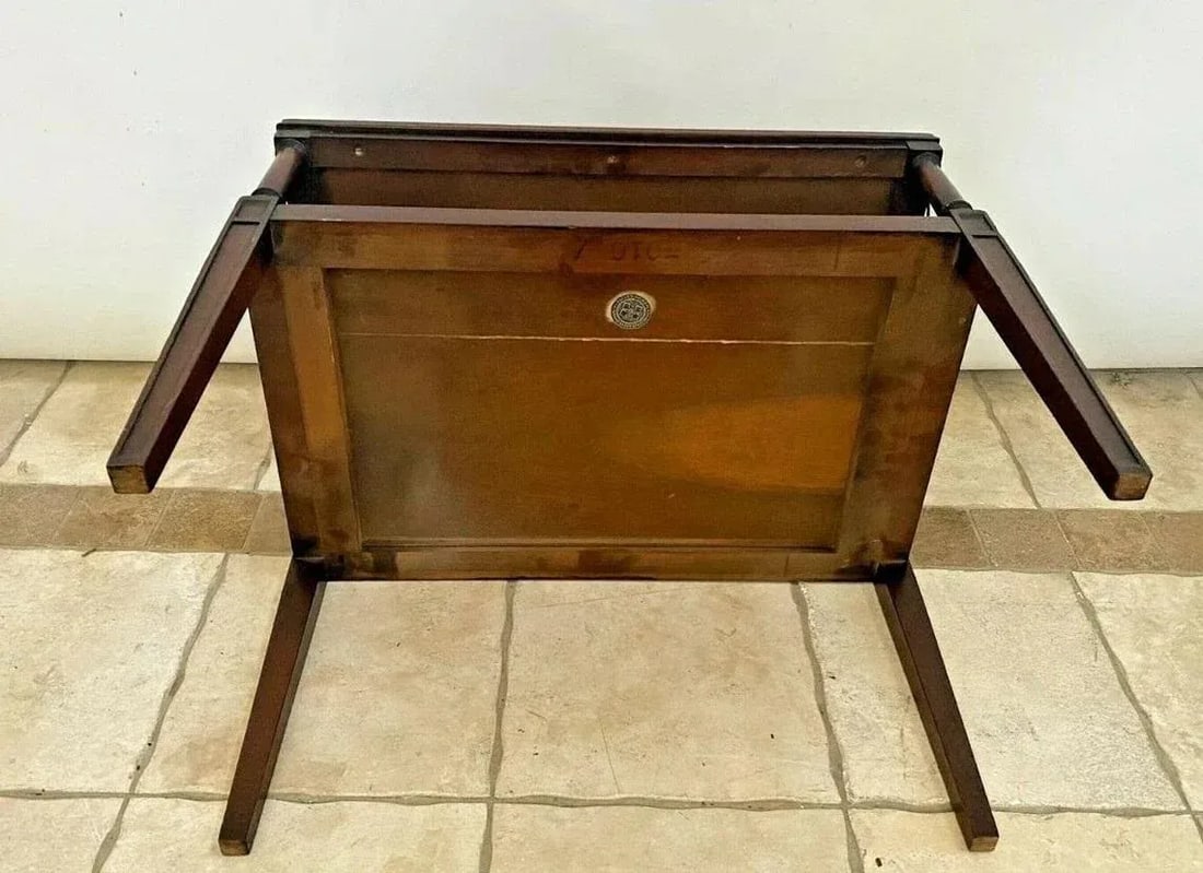 1950s Vintage Hekman Table Bottom Shelf Two Tier Mahogany - 2