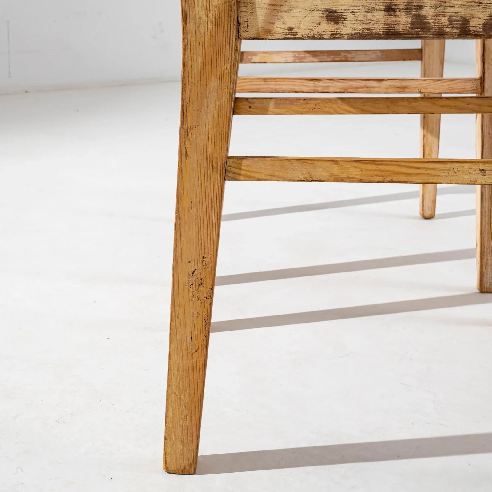1900s Central European Wooden Chairs with Upholstered Seats and Back - A Pair - 4