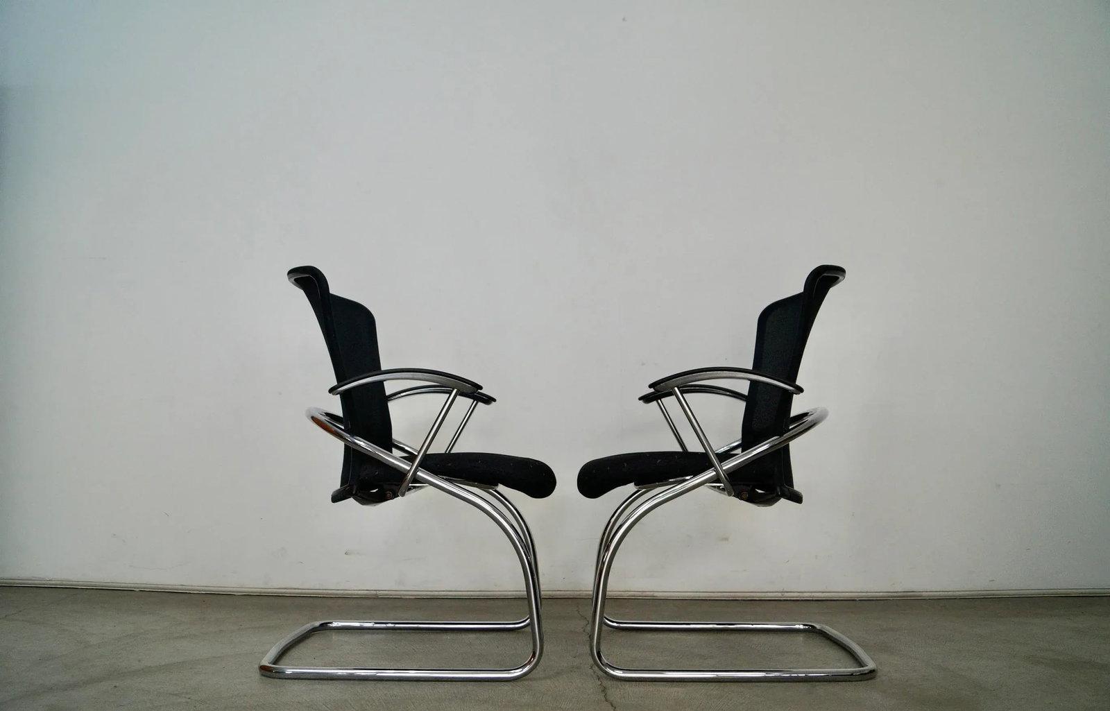 Vintage Postmodern German Armchairs - a Pair - 3