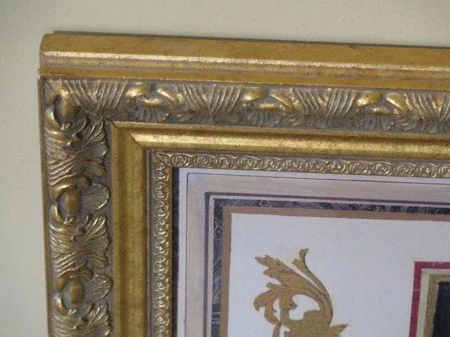 Large Floral Decorative Artwork Artist Signed - 4