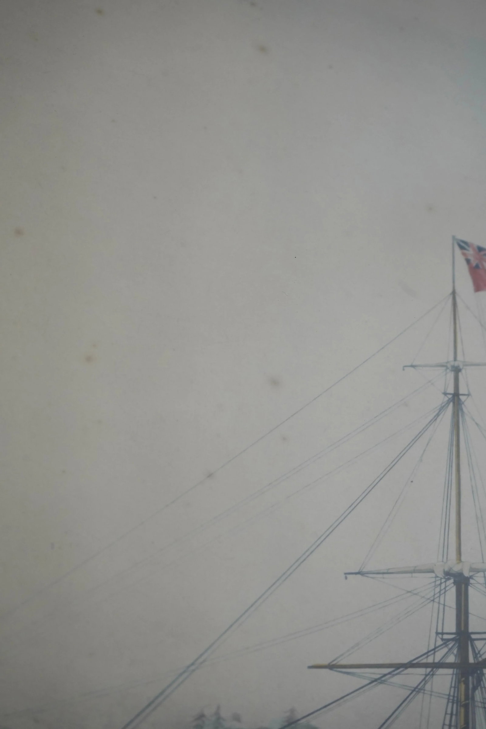 Vintage English Steamship Colored Engraving in Frame - 8