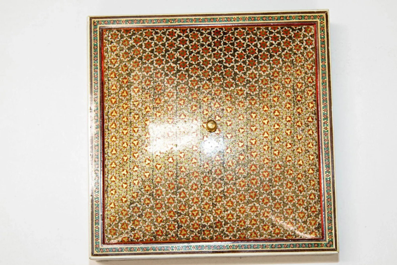1950s Anglo Indian Style Micro Mosaic Inlaid Jewelry Box - 11