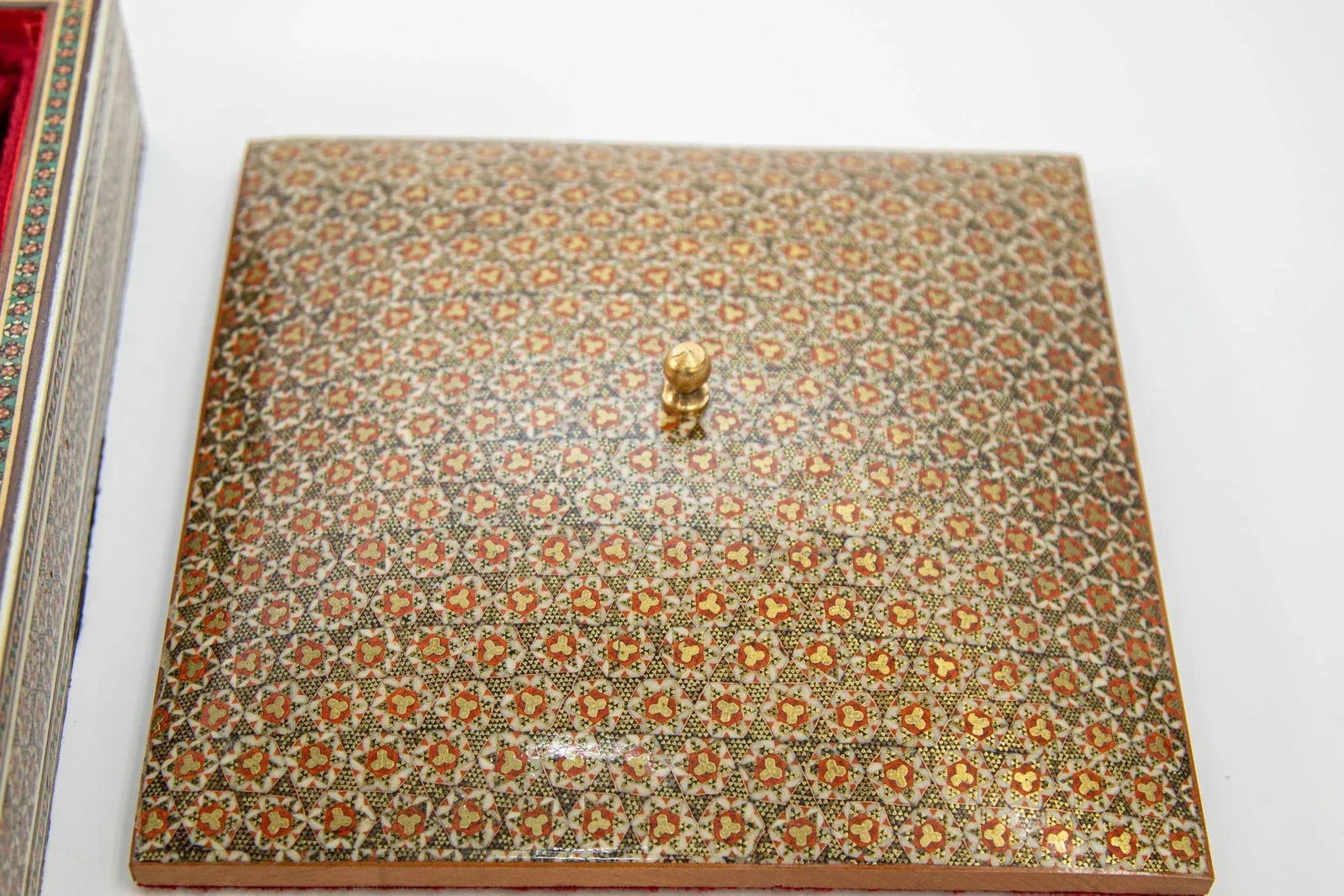 1950s Anglo Indian Style Micro Mosaic Inlaid Jewelry Box - 8