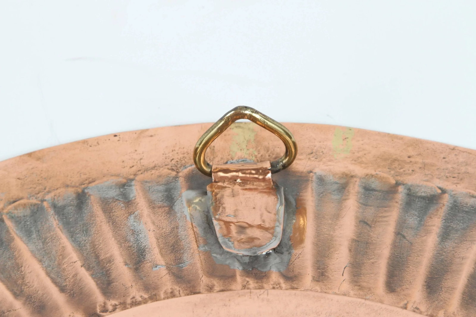 Hanging Round Copper Tray - 8