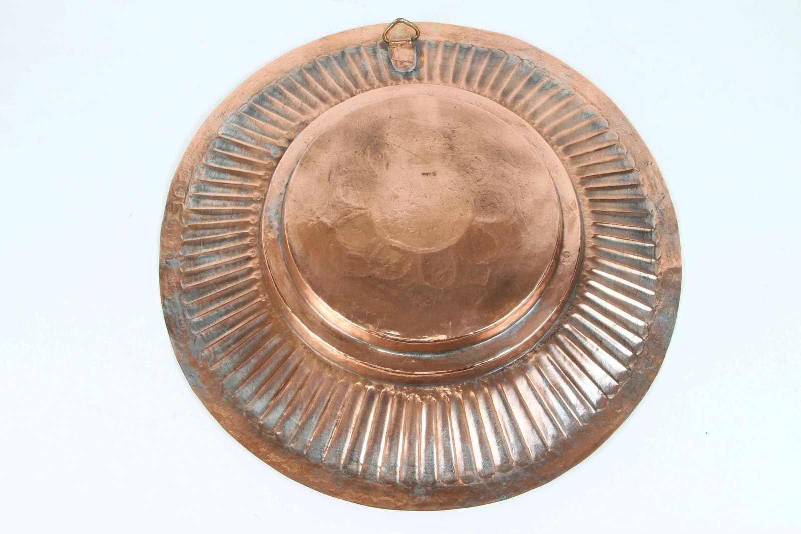 Hanging Round Copper Tray - 9