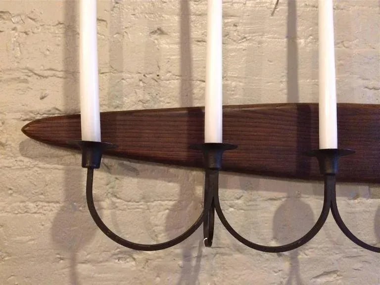 Raymor Midcentury Candelabra Wall Sconce - 3